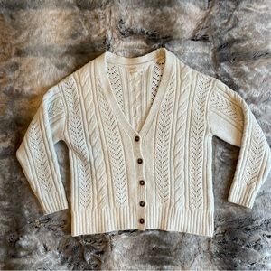 Anthropologie Cozy Chunky Knit Cardigan